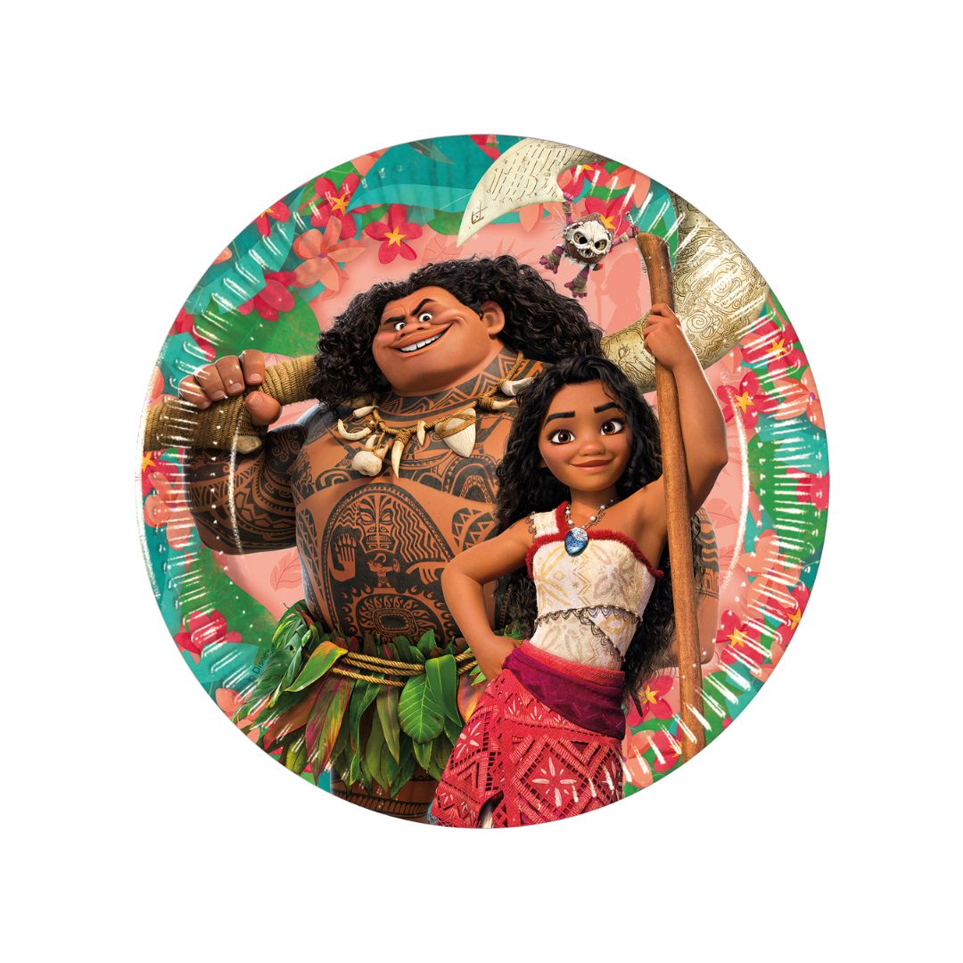 Πιάτα Χάρτινα Μοάνα (8 τεμ)