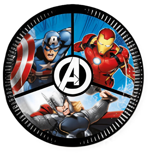 Πιάτα γλυκού Avengers - Evergreen (8 τεμ)