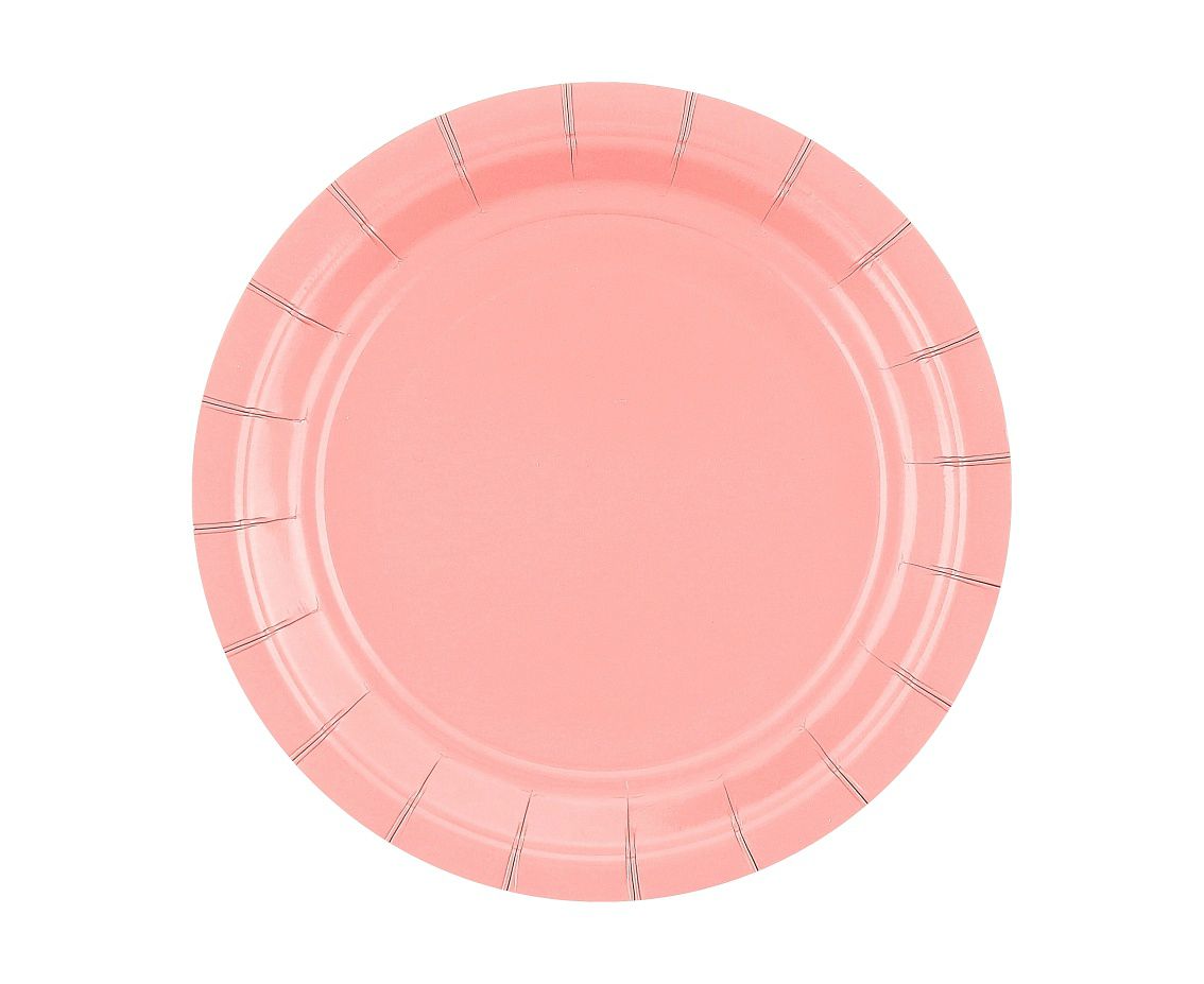 Πιάτα γλυκού Baby Pink (20 τεμ)
