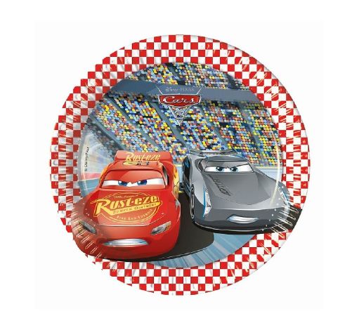 Πιάτα γλυκού Cars 3 (8 τεμ)