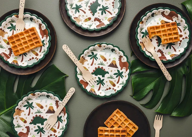 Πιάτα γλυκού Δεινόσαυροι (6 τεμ)