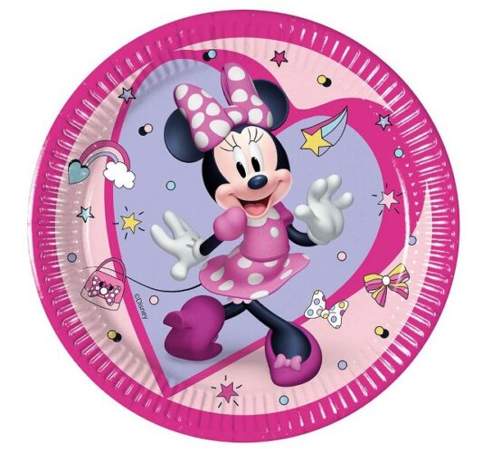 Πιάτα γλυκού Minnie Junior (8 τεμ)