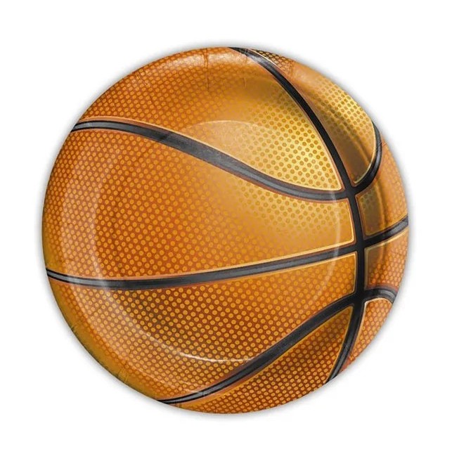 Πιάτα γλυκού - Μπάλα Μπάσκετ (6 τεμ)