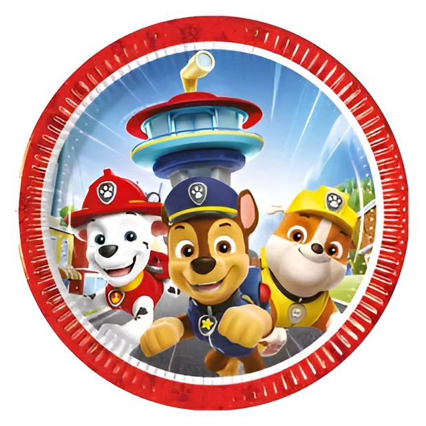 Πιάτα γλυκού Paw Patrol - Rescue Heroes (8 τεμ)