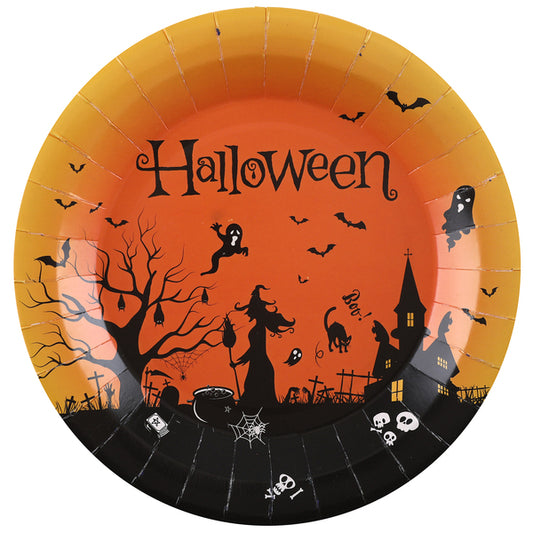 Πιάτα Halloween Στοιχειωμένο Σπίτι (10 τεμ)