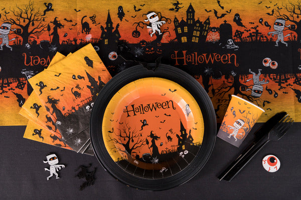 Πιάτα Halloween Στοιχειωμένο Σπίτι (10 τεμ)