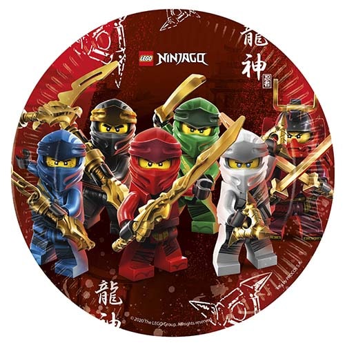 Πιάτα Lego Ninjago (8 τεμ)