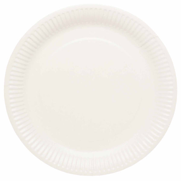 Πιάτα πάρτυ άσπρα Coconut (8 τεμ)