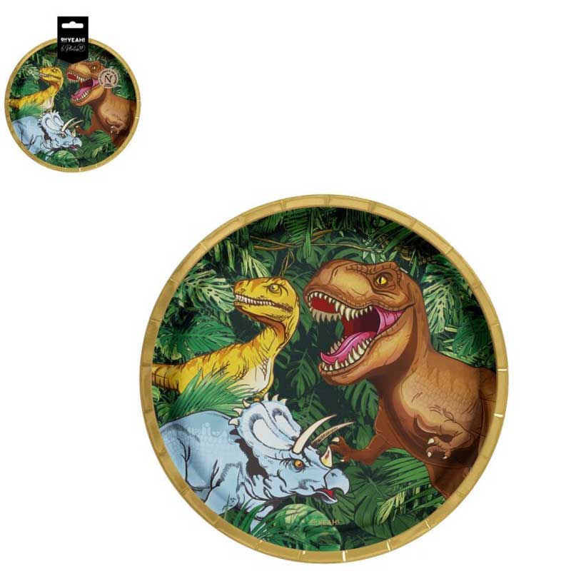 Πιάτα πάρτυ Δεινόσαυροι (6 τεμ)