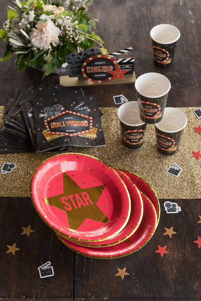 Πιάτα πάρτυ Hollywood (10 τεμ)