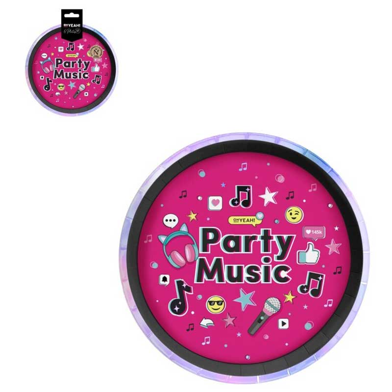 Πιάτα πάρτυ Let’s Dance (6 τεμ)