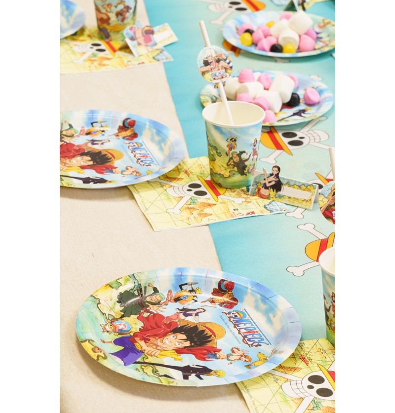 Πιάτα πάρτυ One Piece (8 τεμ)