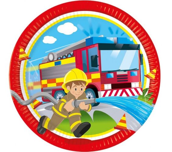 Πιάτα πάρτυ Πυροσβεστική (8 τεμ)