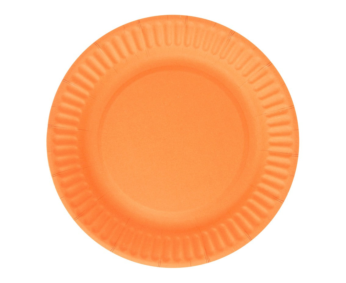 Πιάτα πάρτυ Πορτοκαλί (6 τεμ)
