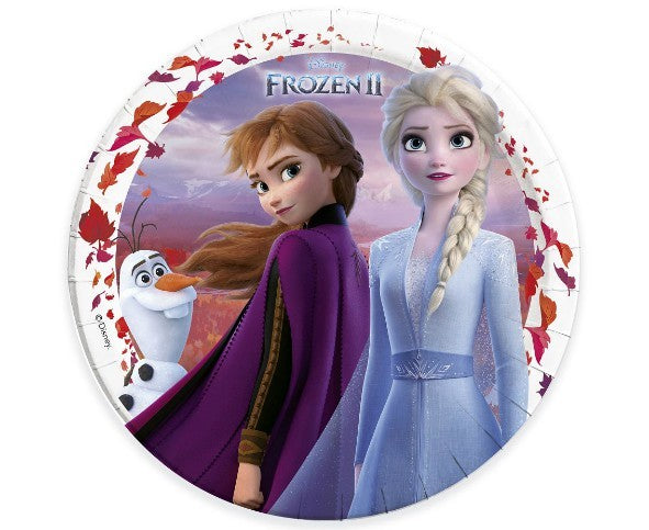 Πιάτα φαγητού Frozen 2 (8 τεμ)