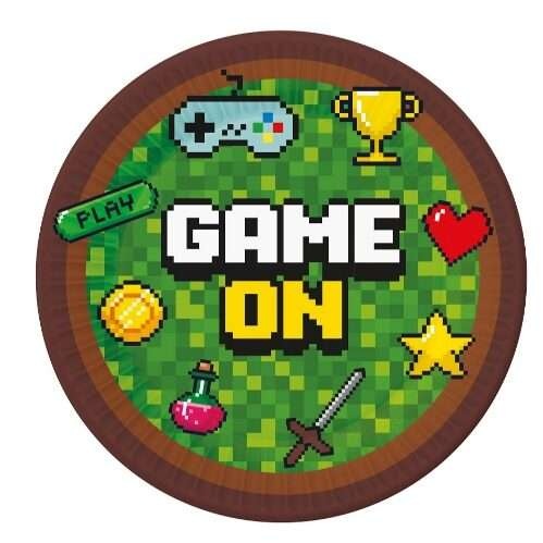 Πιάτα φαγητού Game On (6 τεμ)