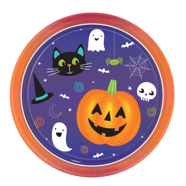 Πιάτα φαγητού Halloween Friends (8 τεμ)