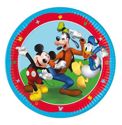 Πιάτα φαγητού Mickey Mouse (8 τεμ)