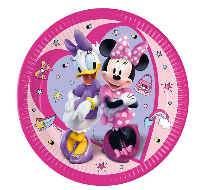 Πιάτα φαγητού Minnie Junior (8 τεμ)