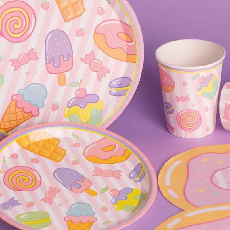 Πιάτα πάρτυ - Παγωτά και Ζαχαρωτά (6 τεμ)