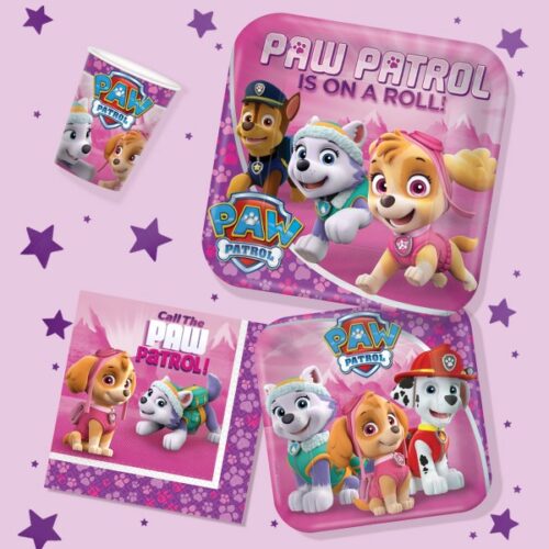 Πιάτα φαγητού Paw Patrol κορίτσι (8 τεμ)