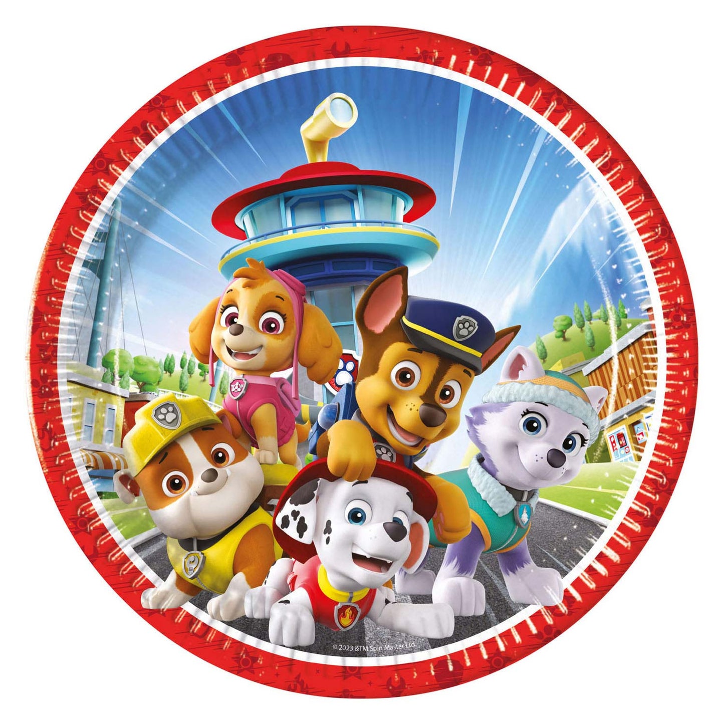 Πιάτα φαγητού Paw Patrol - Rescue Heroes (8 τεμ)