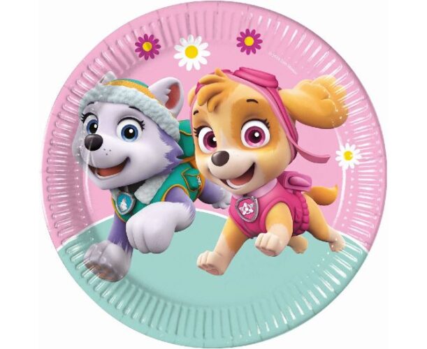 Πιάτα φαγητού Paw Patrol Skye & Everest (8 τεμ)