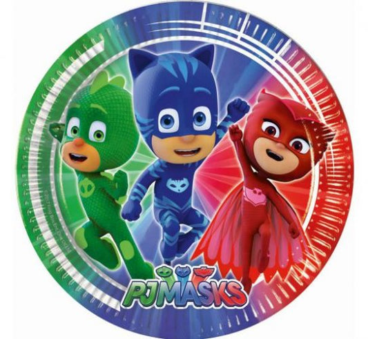 Πιάτα φαγητού Pj Masks (8 τεμ)