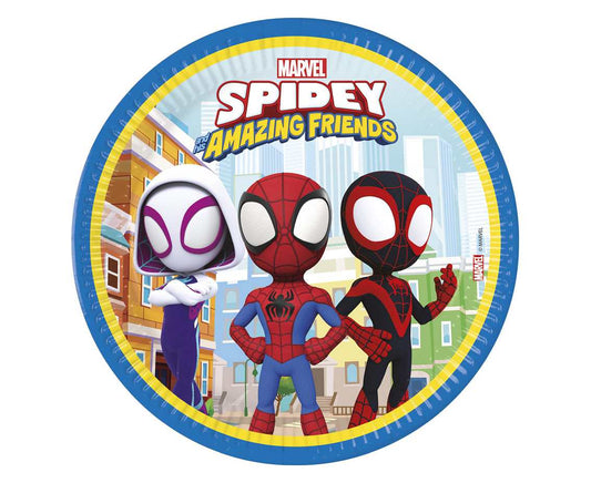 Πιάτα φαγητού Spidey and His Amazing Friends (8 τεμ)