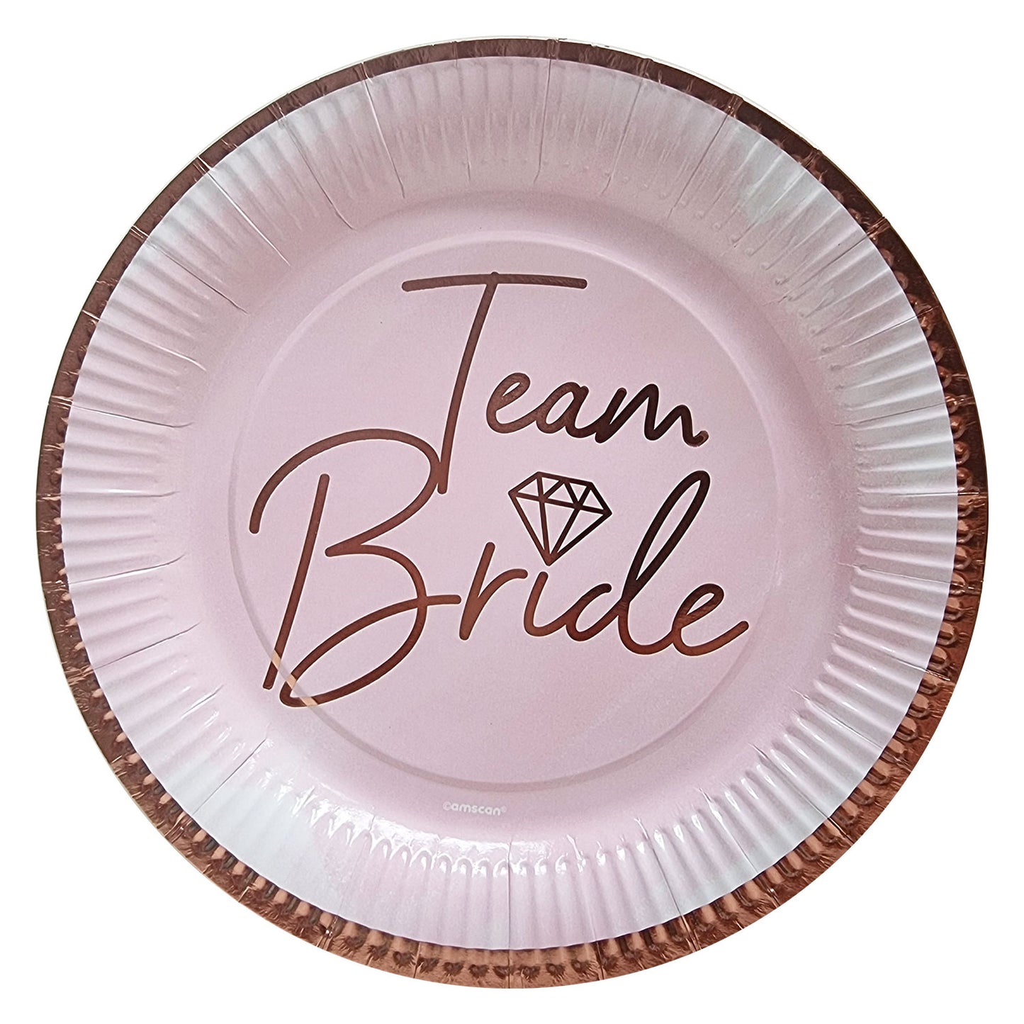 Πιάτα φαγητού Team Bride (8 τεμ)
