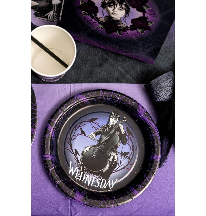 Πιάτα Wednesday Addams-Γλυκού (8 τεμ)