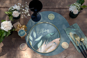 Πιάτα Ζούγκλα " Happy Birthday to you" (10 τεμ)