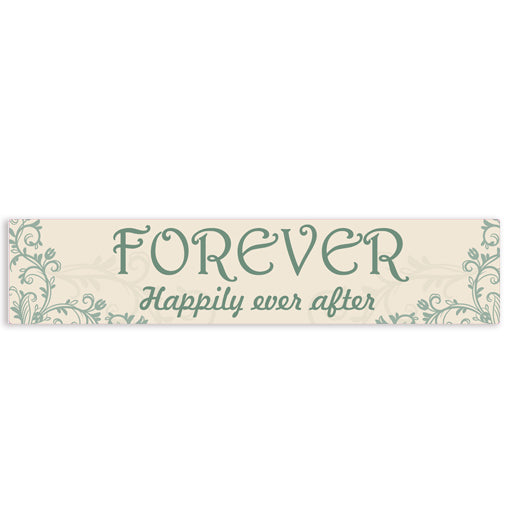 Πινακίδα αυτοκινήτου γάμου "Happily Ever After" (2 τεμ)