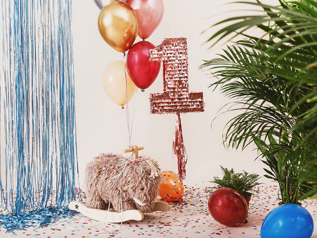 Πινιάτα Αριθμός 1 Rosegold