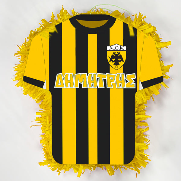 Πινιάτα Φανέλα Ποδοσφαιριστή - ΑΕΚ