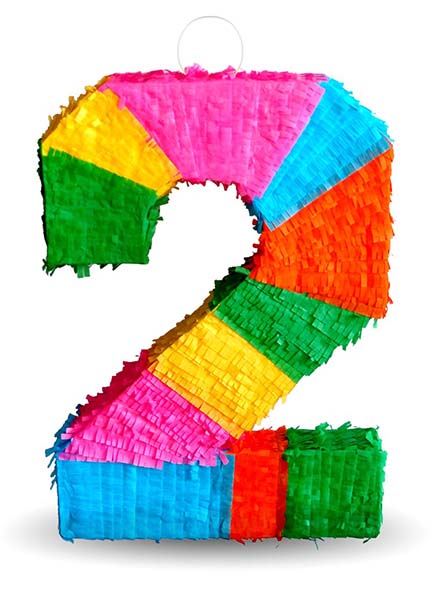 Πινιάτα για πάρτυ Αριθμός 2