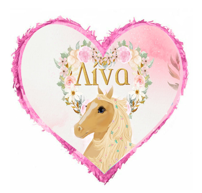 Πινιάτα καρδιά Άλογο