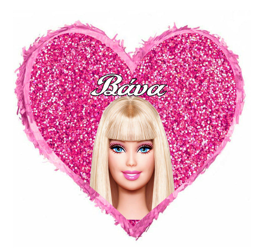 Πινιάτα καρδιά Barbie doll