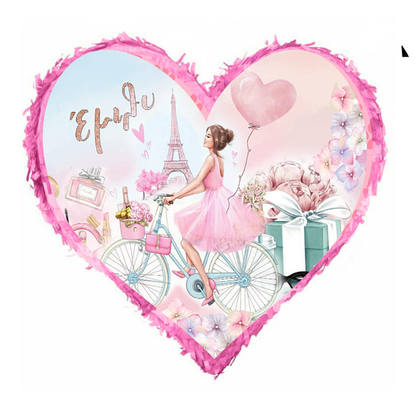 Πινιάτα καρδιά Girl in Paris