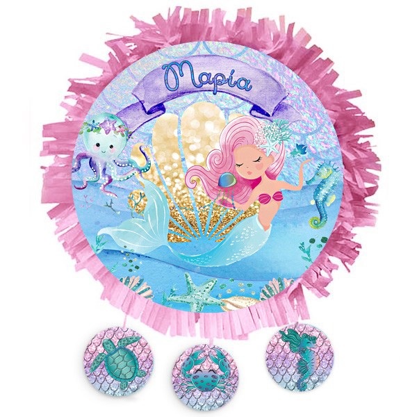 Πινιάτα Καρδιά Γοργόνα