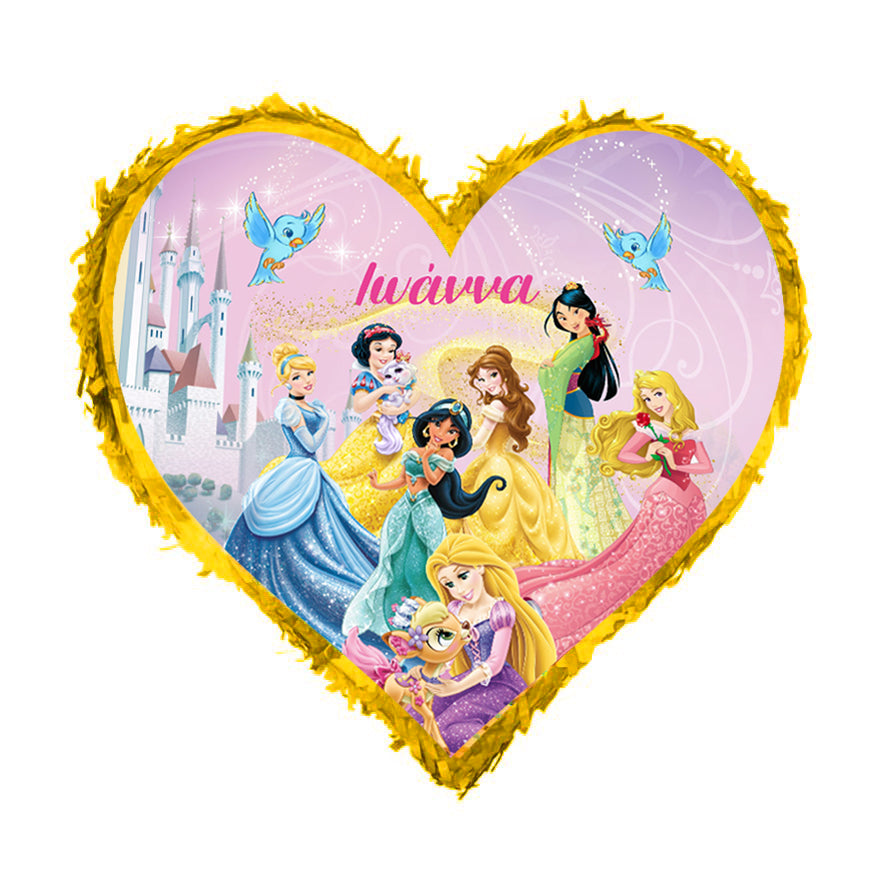 Πινιάτα καρδιά Πριγκίπισσες Disney