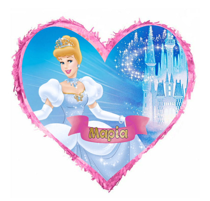 Πινιάτα καρδιά Σταχτοπούτα