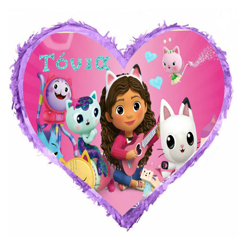 Πινιάτα καρδιά Το Κουκλόσπιτο της Γκάμπι