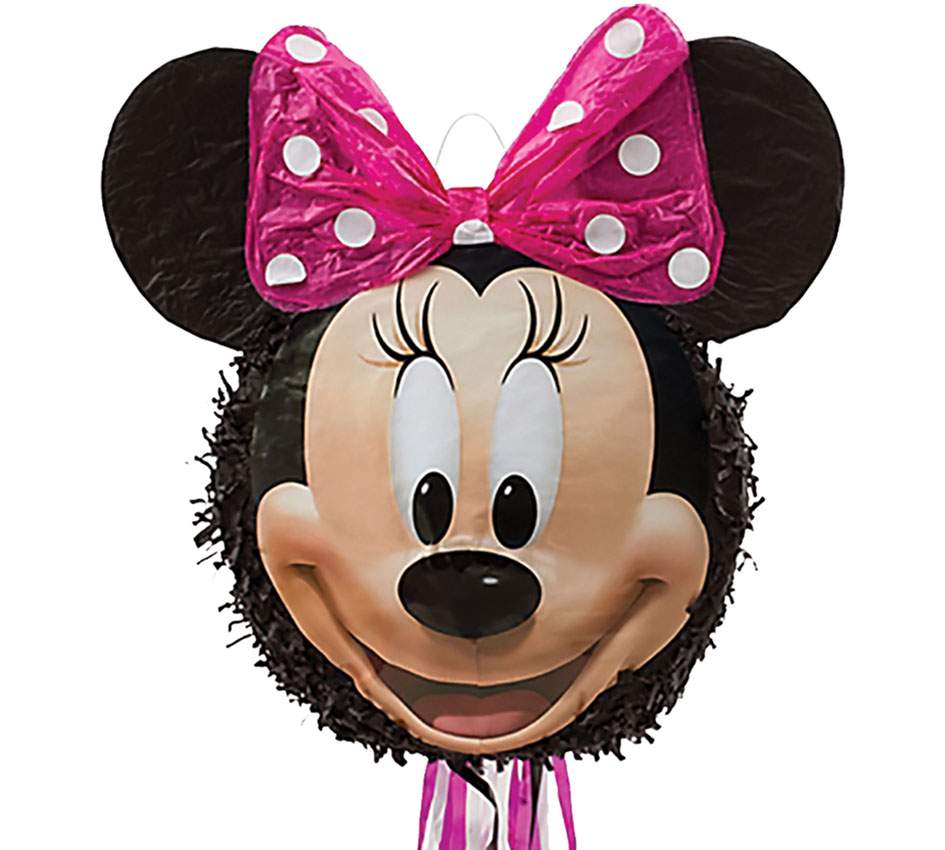 Πινιάτα Minnie Mouse με κορδέλες