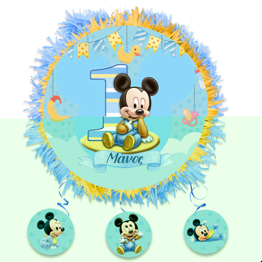 Πινιάτα πάρτυ Baby Mickey 1st