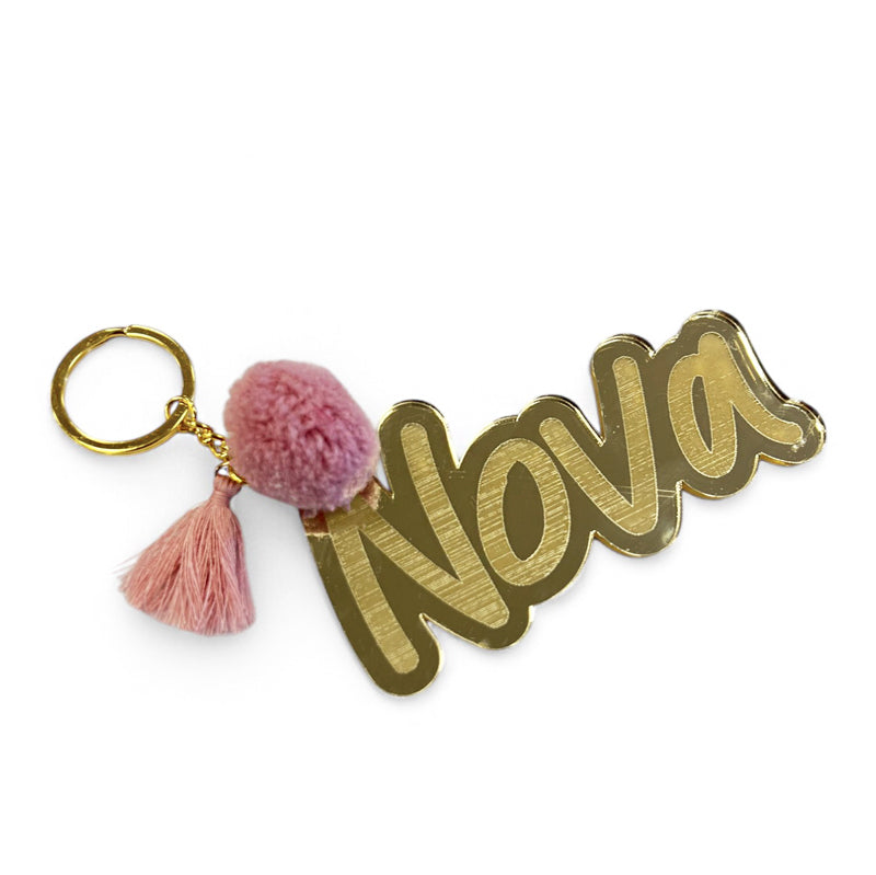 Λαμπάδα Νονά Plexi Μπρελόκ Αρωματική