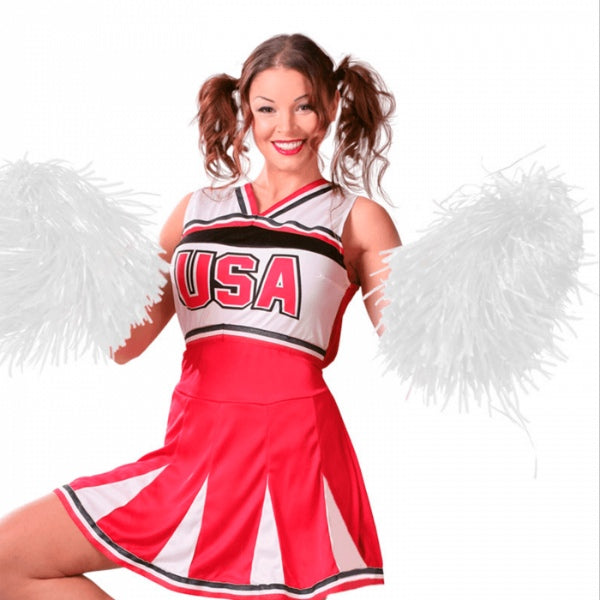 Pom Pom Μαζορέτας άσπρο