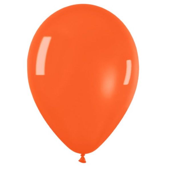 Πορτοκαλί Διάφανο Λάτεξ Μπαλόνι