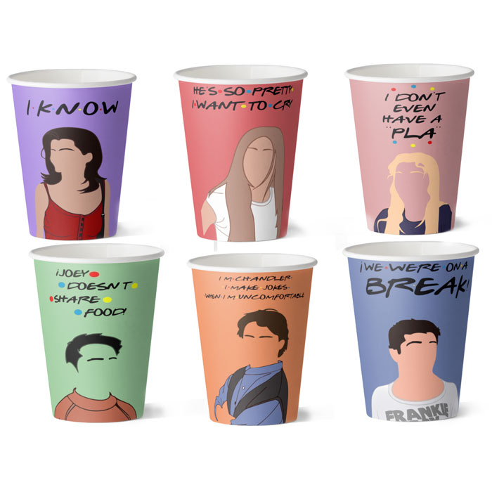 Ποτηράκια πάρτυ τα Φιλαράκια (8 τεμ)