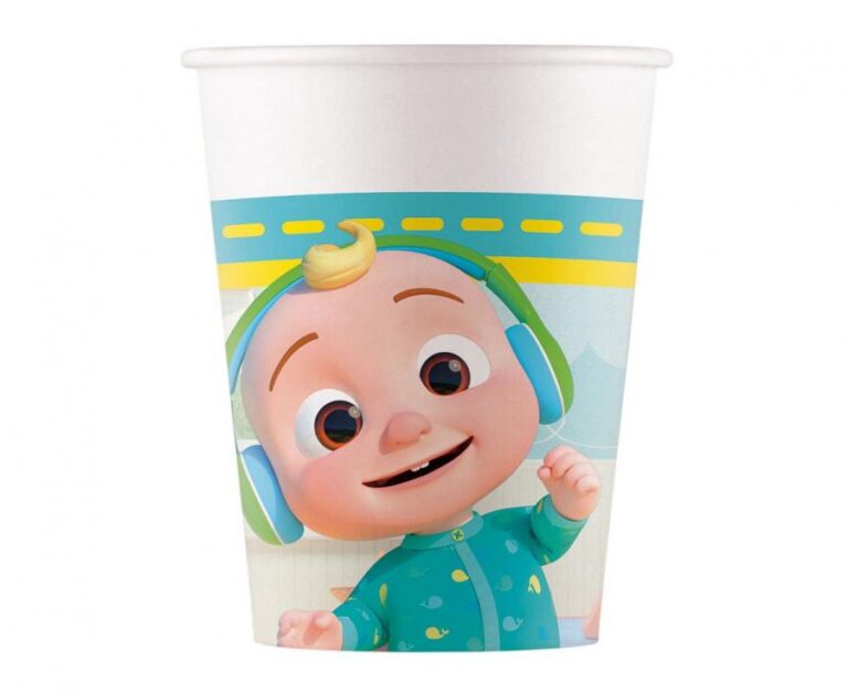 Ποτηράκια πάρτυ Cocomelon (8 τεμ)